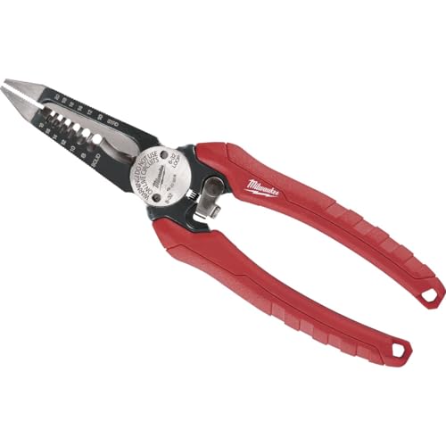 Milwaukee 7.75" Combination Electricians 6-in-1 Wire Strippers Pliers