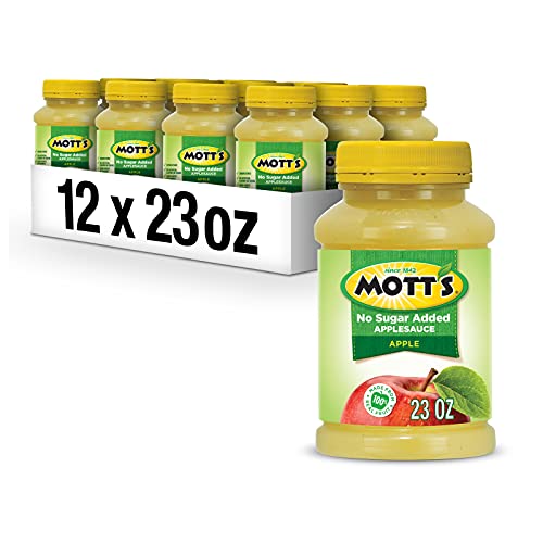12-Pack 23-Oz Mott's No Sugar Added Applesauce