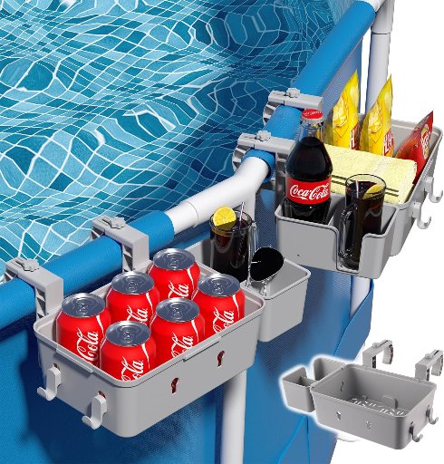 2 Pack Poolside Storage Baskets