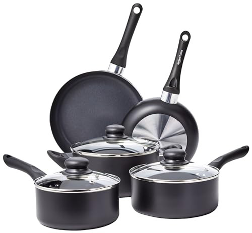 Amazon Basics Non-Stick Kitchen Cookware Set