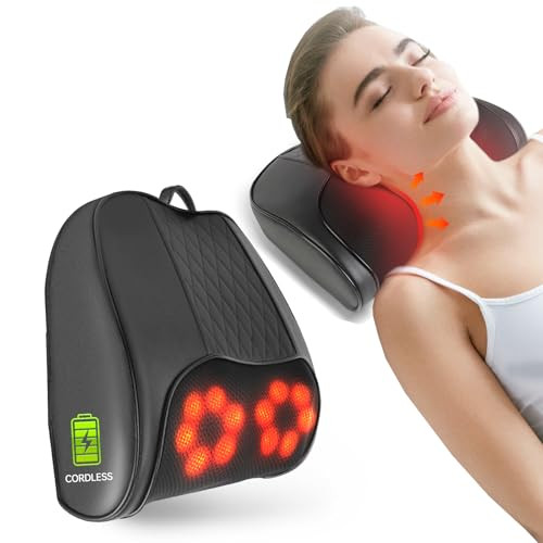Neck and Back Massager with Heat