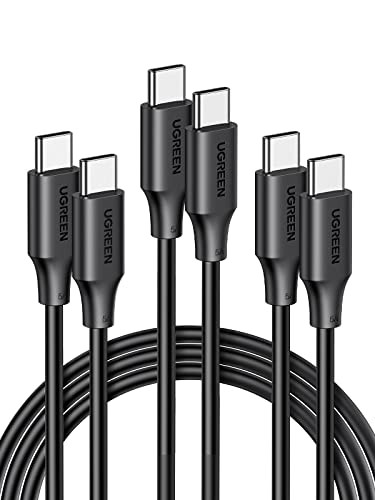 UGREEN 100W 6.6' USB C Fast Charging Cable 3-Pack