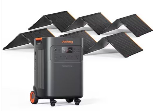 Jackery Solar Generator 5K Plus with 2 Solar Panels