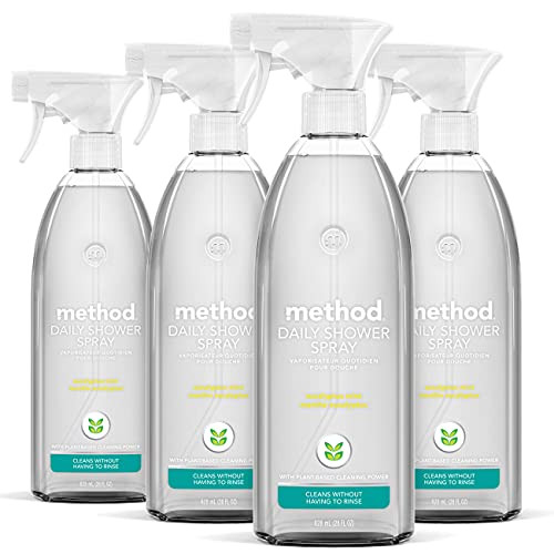 4-Pack 28-Oz Method Biodegradable Daily Shower Cleaner Spray (Eucalyptus Mint Scent)