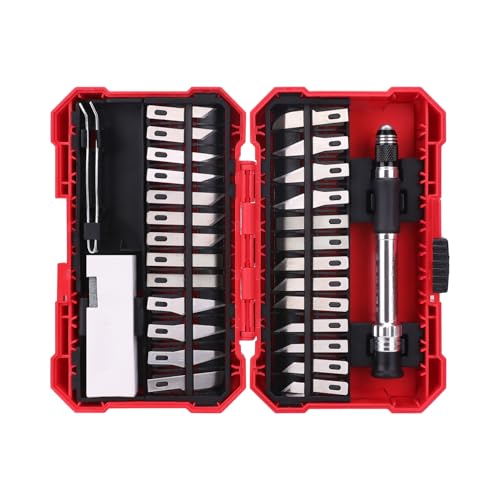 Amazon Basics Precision Hobby Knife Set 29-Piece
