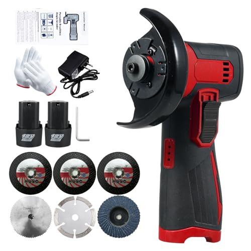 12V Cordless Angle Grinder Kit