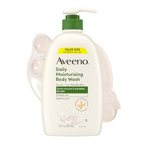 33-Ounce Aveeno Daily Moisturizing Body Wash w/ Prebiotic Oat Deal