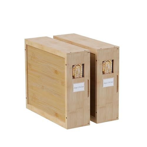 Bamboo Storage Bins 2-Pack
