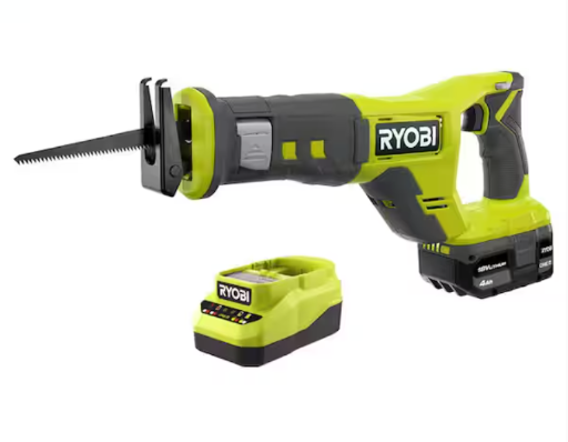 RYOBI ONE+ 18-Volt Cordless Reciprocating Saw Kit