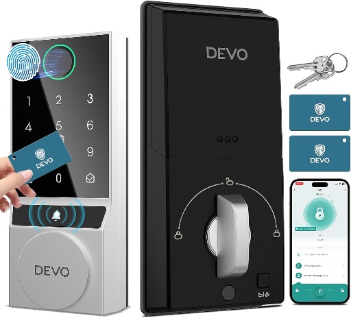 Bluetooth Smart Deadbolt with App Remote Control