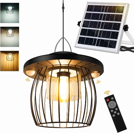 Solar Pendant Lights with Remote