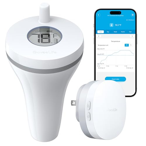 GoveeLife Smart Floating Pool Thermometer P1 with Gateway