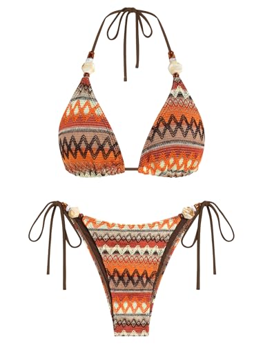 ZAFUL Triangle Brazilian Backless Bikini