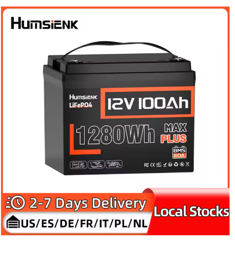 Humsienk LiFePO4 Lithium Battery Packs for RV and Home Storage