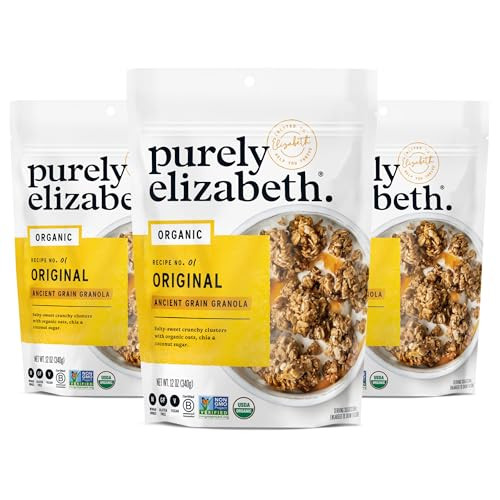 Purely Elizabeth Organic Original Granola, 3 Pack