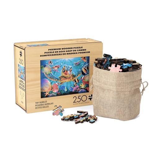 Buffalo Games Tiny Bubbles Wood 250 PC Puzzle