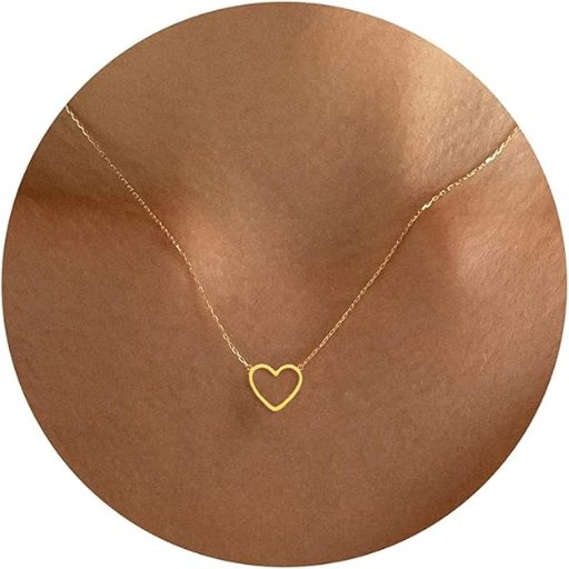 Dainty Gold Heart Necklace
