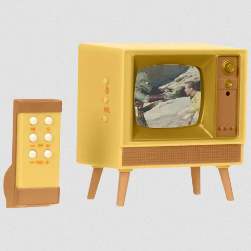 Tiny TV Classics Collectible TV with Real Working Remote