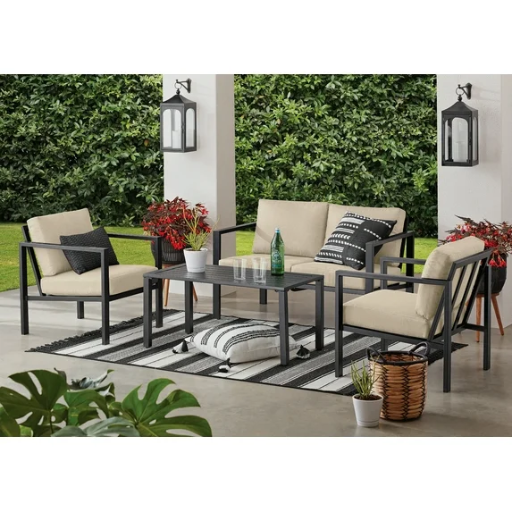 Mainstays Dashwood Steel Outdoor Dining Set