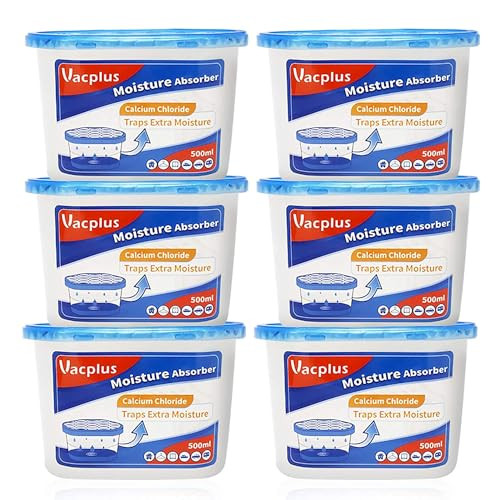 Vacplus Moisture Absorbers 6 Pack