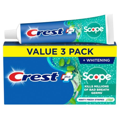 Crest + Scope Complete Whitening Toothpaste 3-Pack