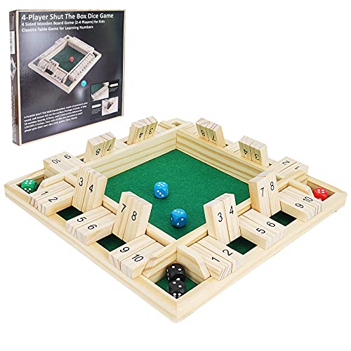 Shut The Box Dice Game
