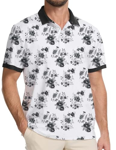 Actflare Mens Moisture Wicking Golf Shirt