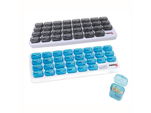 2-PK 31-Day Monthly Pill Organizer