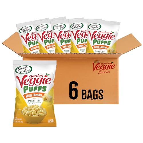 Sensible Portions Veggie Puffs White Cheddar 6-Pack