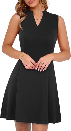 Women's Cocktail Dress with Pockets