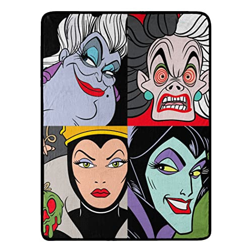 Northwest Disney Villains Micro Raschel Throw Blanket