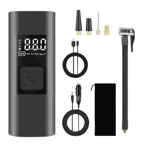 Portable Tire Inflator with Digital Display