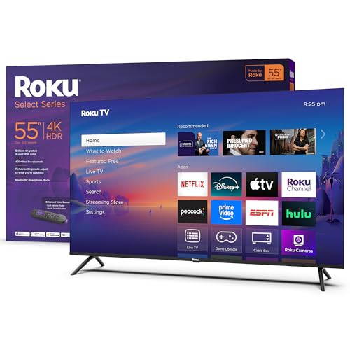 55-Inch Roku Smart 4K HDR TV