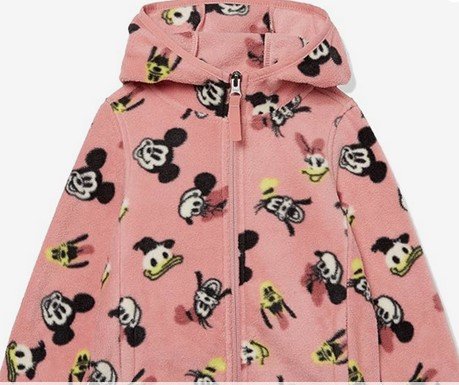 Amazon Essentials Disney Kids Polar Fleece Full-Zip Mock Jacket