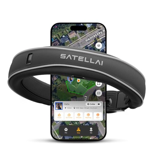 SATELLAI GPS Wireless Dog Fence Collar