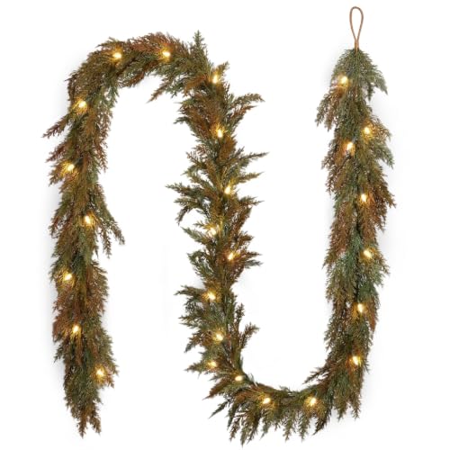 9' Valery Madelyn Lighted Garland