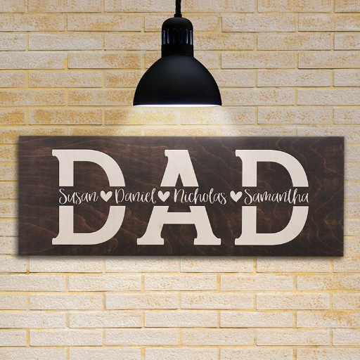 Custom Wooden Dad Sign