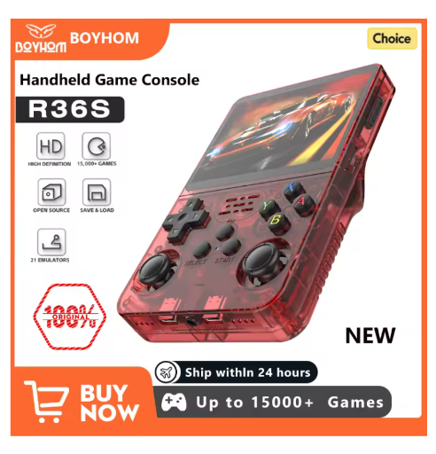 R36S Retro Handheld Game Console