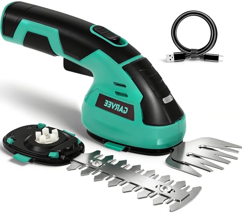 Garvee 2-in-1 Cordless 7.2V Hedge Trimmer & Grass Shears w/ 2.0Ah Lithium-Ion Battery Deal