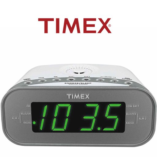 Timex AM/FM Dual Alarm Clock Radio