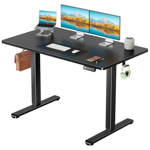 Marsail Electric Standing Desk with One-Piece Desktop