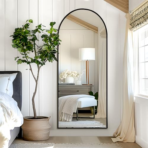 Aluminum Full Length Mirror, 64"x24"
