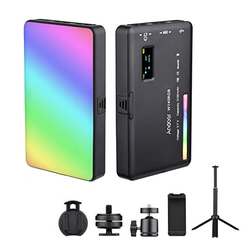 Andoer W140 RGB LED Video Light Kit