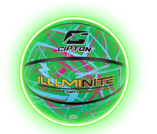 CIPTON LED Green Premium Rubber Basketball