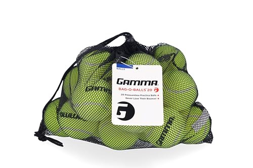 GAMMA Pressureless Tennis Balls with Bag