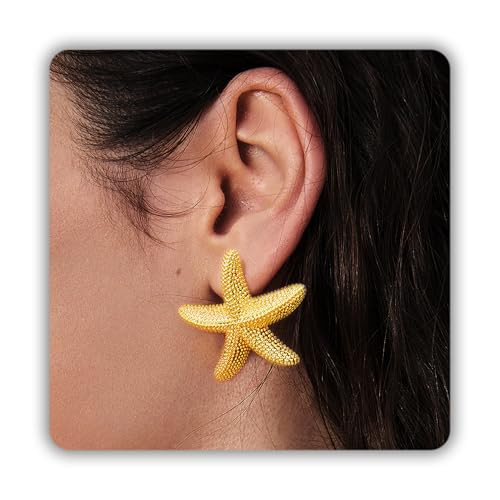 SmileBelle Chunky Beach Earrings for Women
