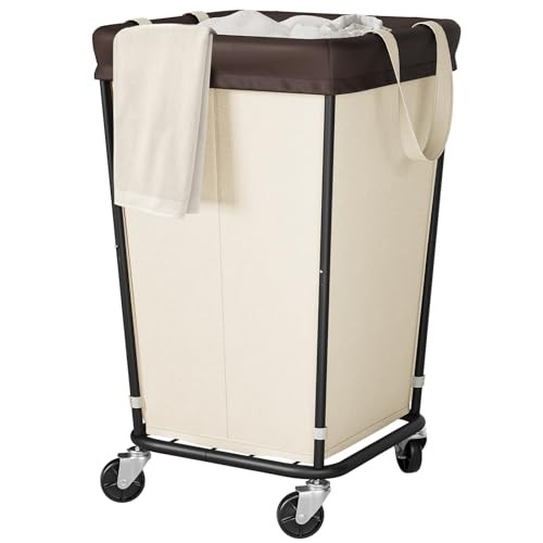 Large Capacity Rolling Laundry Hamper