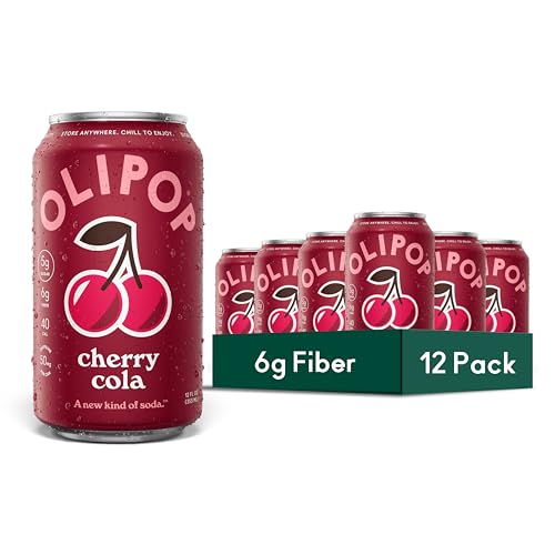 OLIPOP Prebiotic Soda Pop Cherry Cola 12-Pack Deal