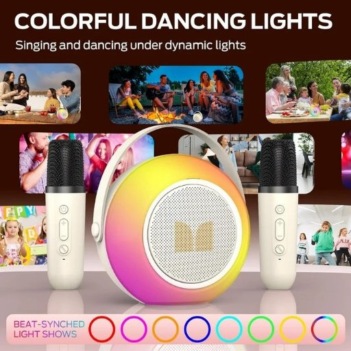 Monster Hotshot Plus Portable Bluetooth Speakers/Mini Karaoke Machine