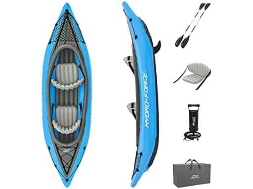 Two-Person Inflatable Kayak Set